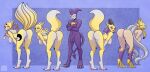  1girl ass big_breasts breasts digimon digimon_(species) digimon_tamers fox imp impmon kyubimon kyuubimon male nude penis proud pussy renamon sakuyamon stogiegoatarts taomon twerking vixen 