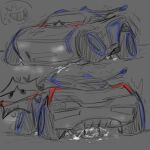  back_view blush cars3_(movie) cars_(movie) climaxing cum cum_out_ass dildo_penetration drooling ejaculation front_view grey_background jackson_storm(cars3) jd large_dildo living_machine male_using_dildo moaning_in_pleasure overstimulation rolled_back_eyes self_pleasure sketch trembling yaoi 