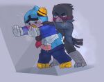 brawl_stars crow crow_(brawl_stars) furry mr._p_(brawl_stars) penguin supercell yaoi