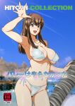 1girl alluring big_breasts bikini breasts dashigara_100 dead_or_alive dead_or_alive_2 dead_or_alive_3 dead_or_alive_4 dead_or_alive_5 dead_or_alive_6 dead_or_alive_xtreme_beach_volleyball hitomi_(doa) nipples smile tecmo