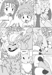 alice_mccoy anubimon comic digimon henry_wong impmon jeri_katou kazu_shioda kenta_kitagawa leomon lopmon mako marineangemon monochrome nami_asaji prophet prophet_(artist) renamon rika_nonaka suzi_wong takato_matsuki terriermon