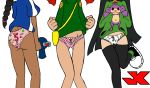 abigail_lincoln cameltoe codename:_kids_next_door dark_skin fanny_fullbright jk jk_(artist) kuki_sanban long_hair numbuh_3 numbuh_5 numbuh_86 panties ponytail printed_panties stockings underwear