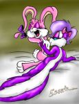 2girls babs_bunny escoria female female_only fifi_la_fume furry tiny_toon_adventures yuri