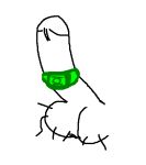 dc green_lantern green_lantern_(series) green_lantern_corps hairy_testicles penis ring