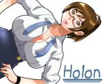  big_breasts breasts brown_eyes brown_hair business_woman cleavage holon lipstick looking_at_viewer mature megane nipples nipples_visible_through_clothing rd_sennou_chousashitsu real_drive short_hair 