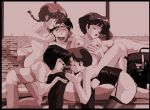  akane_tendo happosai hikaru_gosunkugi kasumi_tendo nabiki_tendo ra_nomonto ranko ranma_1/2 ranma_saotome 