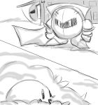 comic kirby kirby_(series) meta_knight monochrome