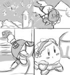 comic kirby kirby_(series) meta_knight monochrome