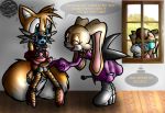 caption cream_the_rabbit cross-dressing miles_"tails"_prower multiple_tails sega sonic sonic_team tail text vanilla_the_rabbit