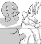 comic kirby kirby_(series) meta_knight monochrome tagme