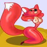  big_breasts fox fox_(skunk_fu!) furry green_eyes nude_female orange_fur skunk_fu! 