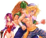  1girl 2boys angela_(trials_of_mana) duran kevin questionable_consent seiken_densetsu_3 tickling trials_of_mana 