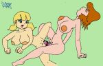 april_o'neil breasts dildo dildo_in_pussy double_dildo erect_nipples hairless_pussy huge_breasts inspector_gadget nipples nude penny_gadget pussy pussy_juice sex_toy shared_object_insertion splut spread_legs teenage_mutant_ninja_turtles uncensored