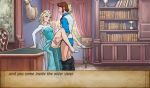 1boy 1girl bad_manners blonde blonde_hair blush clothed clothed_sex cum cum_in_pussy cum_inside dress elsa elsa_(frozen) female frozen_(movie) hans high_heels indoors male male/female no_panties no_panties_under_dress on_desk penis_in_pussy prince_hans pussy royalty sex vaginal vaginal_penetration vaginal_sex