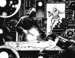 a_new_hope bondage darth_vader luke_skywalker monochrome nipples princess_leia_organa star_wars wally_wood