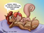  chip_&#039;n_dale_rescue_rangers disney gilbhart mrs_squirrel tammy_squirrel yuri 