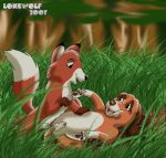 copper_the_hound_dog disney lonewolf the_fox_and_the_hound tod_the_fox