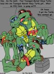 breasts erection fingering footjob hairless_pussy handjob kthanid kthanid_(artist) michelangelo nude penis pussy pussy_juice raphael spread_legs teenage_mutant_ninja_turtles venus_de_milo