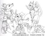 digimon flamedramon wargreymon weregarurumon