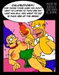 anal anal_sex chloroform homer_simpson marge_simpson nev_(artist) rape the_simpsons yellow_skin