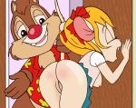 animated chip_'n_dale_rescue_rangers chipmunk dale_(disney) disney furry gadget_hackwrench gif interspecies mouse penis spank vaginal