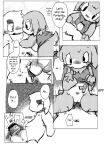  cave_story chaco comic mimiga monochrome santa_(cave_story) 