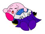 2boys blushing chibi fellatio kirby kirby_(series) meta_knight yaoi