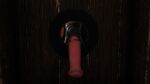  3d glory_hole horsecock huge_cock male_only penis penis penis_focus pov spodvohomg taker_pov wooden_wall 