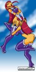 blueversusred dc dcau selfcest starfire teen_titans