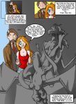 amanda_bussell angela_(gargoyles) brooklyn cleavage comic david_xanatos disney embarrassed fox_xanatos gargoyles humor outdoor_sex statue vaginal