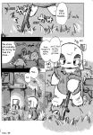  cave_story chaco comic mimiga monochrome santa_(cave_story) 