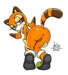  2007 kio kio_(artist) marine_the_raccoon sega solo sonic_(series) sonic_rush_adventure sonic_team 