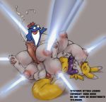  charlie_tuna digimon huge_breasts hyper_breasts laser mascots multiple_breasts nullenigma renamon wtf 