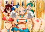  3_girls ass big_ass big_breasts breasts looking_at_viewer my_hero_academia panties pixie_bob revealing_clothes ryuko_tsuchikawa sousaki_shino tomoko_shiretoko underwear 