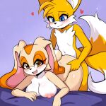 ai_generated cream_the_rabbit doggy_position fox miles_"tails"_prower mobian_(species) rabbit_girl sega sonic_the_hedgehog_(series)