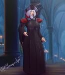  akkoo17 ass_expansion black_robe breast_expansion butt_expansion claude_frollo disney genderswap genderswap_(mtf) slaaneshit surprised surprised_expression the_hunchback_of_notre_dame 