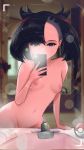  .yhorh4 bathroom marnie_(pokemon) marnie_(pokemon_swsh) mary_(pokemon) mirror pokemon pokemon_(game) pokemon_sword_and_shield pokemon_swsh selfpic 