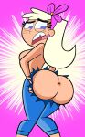 1girl 1girl aged_up anus ass chloe_carmichael cndhpr dat_ass edit grimphantom nickelodeon ripped_clothing ripped_pants straight_hair tagme teen the_fairly_oddparents torn_clothes