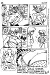  comic monochrome ranko ranma_1/2 ranma_saotome soun_tendo 