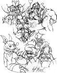  digimon exveemon flamedramon guilmon veemon 