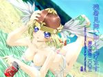 beach big_breasts blonde_hair blue_eyes braided_hair cola krino_sandra_(vnd) legend_of_valkyrie namco nude_female valkyrie valkyrie_(vnd) valkyrie_no_densetsu winged_helmet