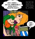  big_breasts blonde_hair breasts darwin debbie_thornberry erect_nipples erection green_eyes handjob nev_(artist) penis the_wild_thornberrys 