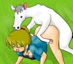  beastiality bottomless doggy_position gwen_(harvest_moon) harvest_moon horse 