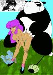  ass ass_grab blush breasts doggy_position erect_nipples erection from_behind genma_saotome huge_breasts nipples nude panda panties panties_around_leg penis pussy_juice ranma_1/2 shampoo_(ranma_1/2) uncensored vaginal 