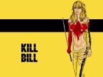 1024x768 beatrix_kiddo blood butcher20 kill_bill the_bride