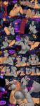  ahegao areolae big_ass big_breasts big_penis big_testicles breasts cleavage comic dc dc_comics dcau deepthroat fellatio female futanari handjob nipples nude paizuri penis raven_(dc) shadman speech_bubble starfire starfire_in_heat teen_titans testicle testicle_bite testicle_sucking testicles text tongue yuri 