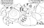 comic digimon gatomon monochrome renamon