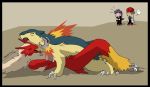 avian blaziken blaziken_(pokemon) bursyamo_(pokemon) chicken claws creatures_(company) game_freak gen_3_pokemon irene_(artist) multicolored_fur nintendo pokemon pokemon_(anime) pokemon_(creature) pokemon_(game) pokemon_(species) pokemon_rse pokemon_ruby_sapphire_&_emerald talons typhlosion