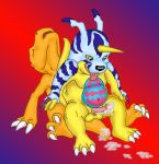  agumon digimon gabumon tagme 