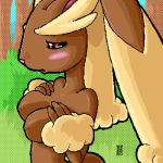  e! furry lopunny pokemon 